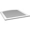 Ekena Millwork Arch Top Surface Mount PVC Gable Vent: Non-Functional, w/ 3-1/2"W x 1"P Standard Frame, 38"W x 38"H GVPAR38X3801SN - alternate 4